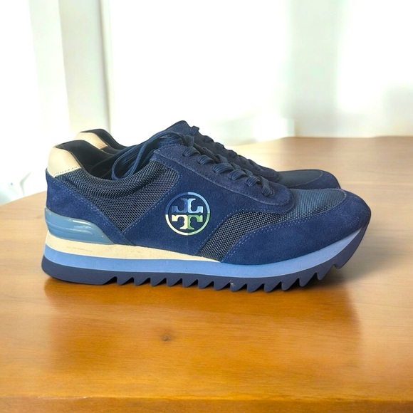 Pre-Owned Tory Burch Sneakers 7.5W - Picture 2 of 3